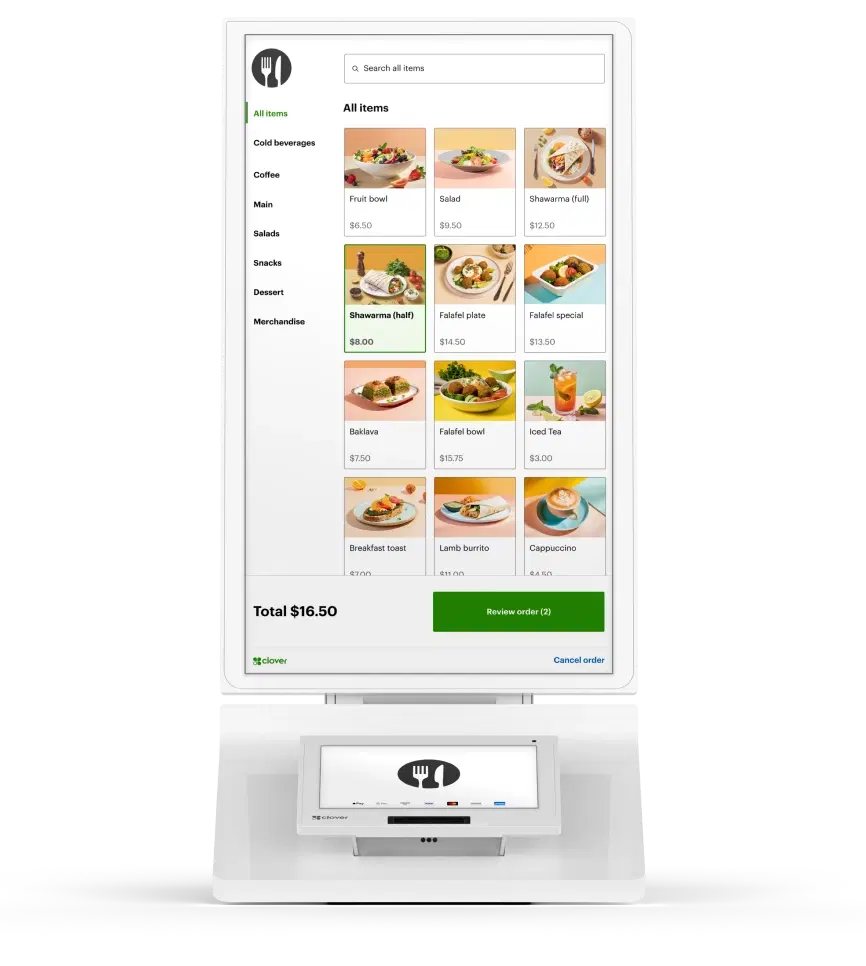Clover self-service kiosk